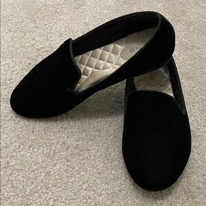 Birdies Black Starling velvet loafers